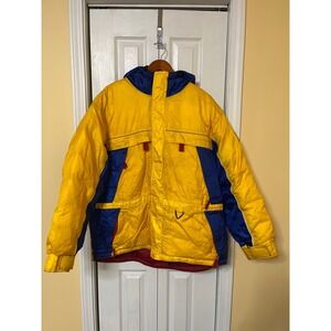 Vintage Tommy Hilfiger 1990's Down Expedition Jacket Ski Parka Size L